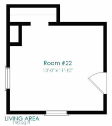 Floor Plan 1 Room