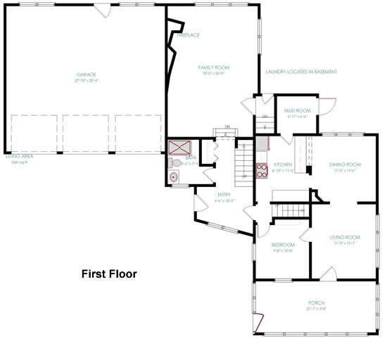 Duplex Floor Plan First Floor