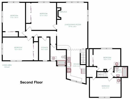 Ames Duplex Floor Plan 2nd Floor